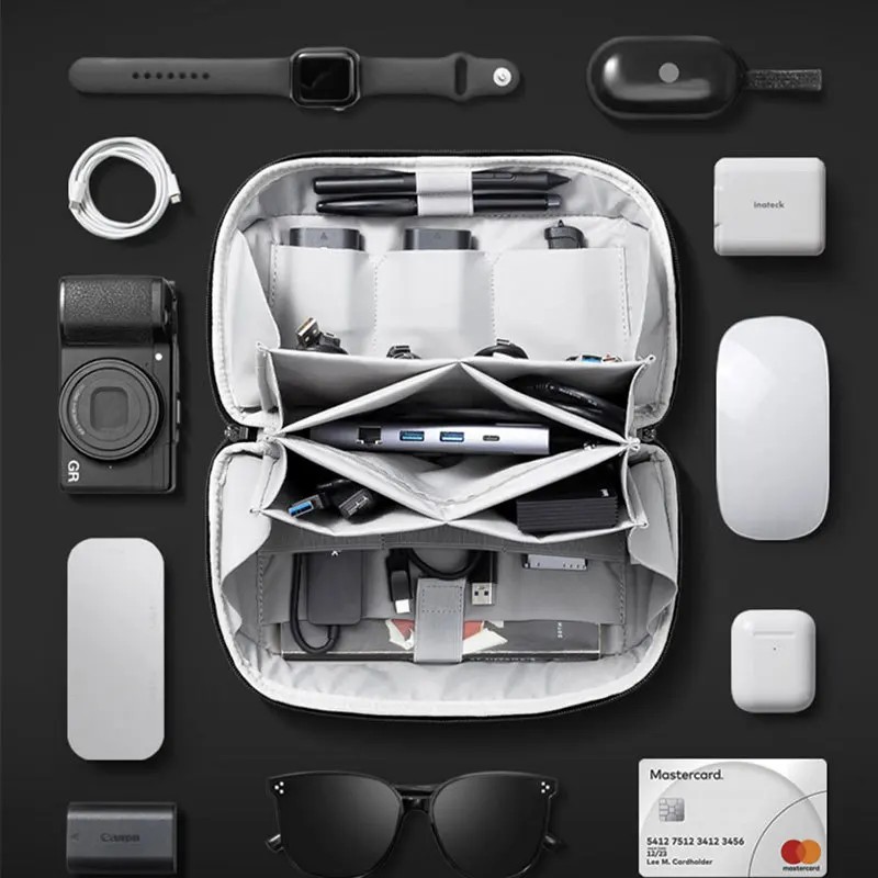 Travel Accessories Organizer Bag - Tas Aksesori Digital Multifungsi, Model Terbaru,