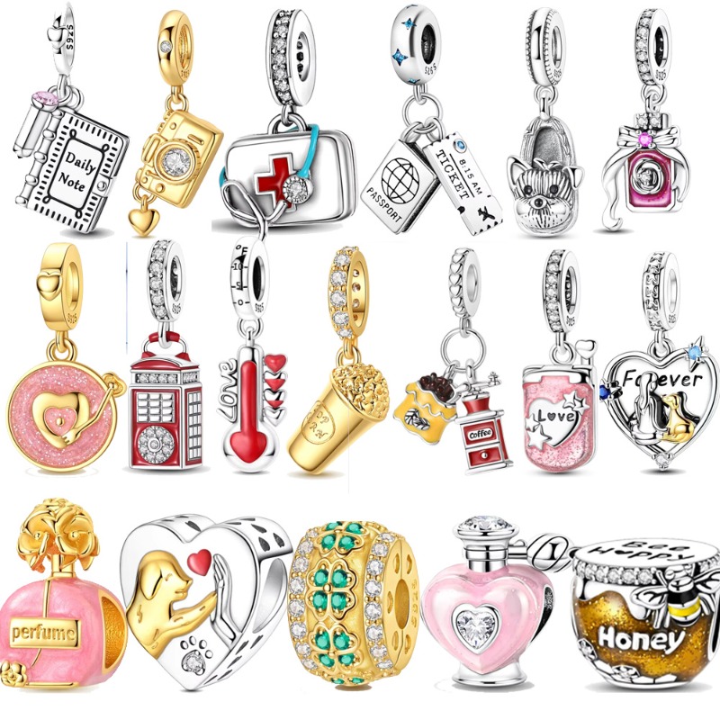 Travel Accessories Jewelry - Manik-manik perhiasan perak sterling 925 untuk