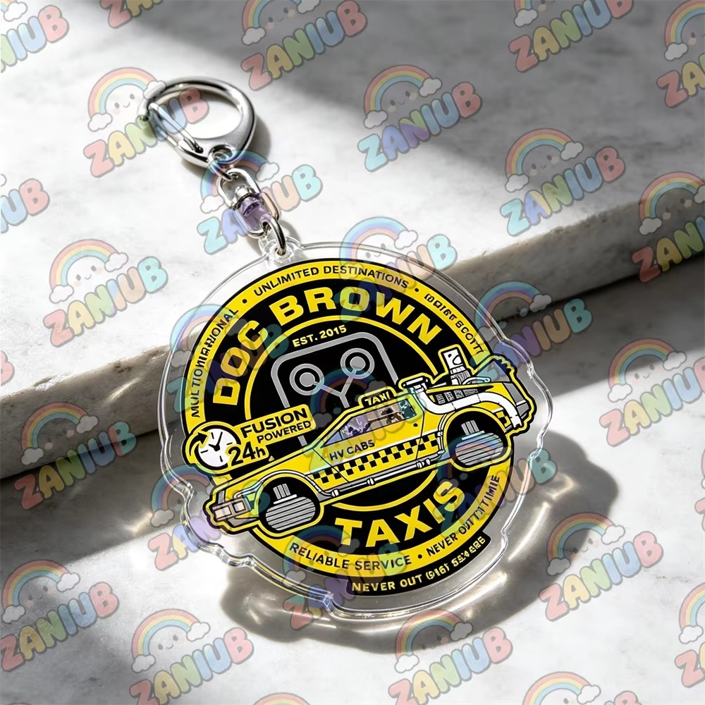 Gantungan Kunci Delorean denga - Travel Accessories Jewelry ulasan dan harga