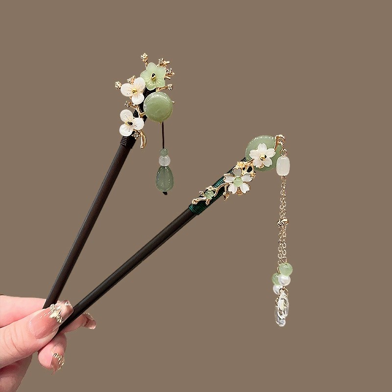 Jepit Rambut Kayu Antik Wanita - Travel Accessories Aesthetic ulasan dan harga