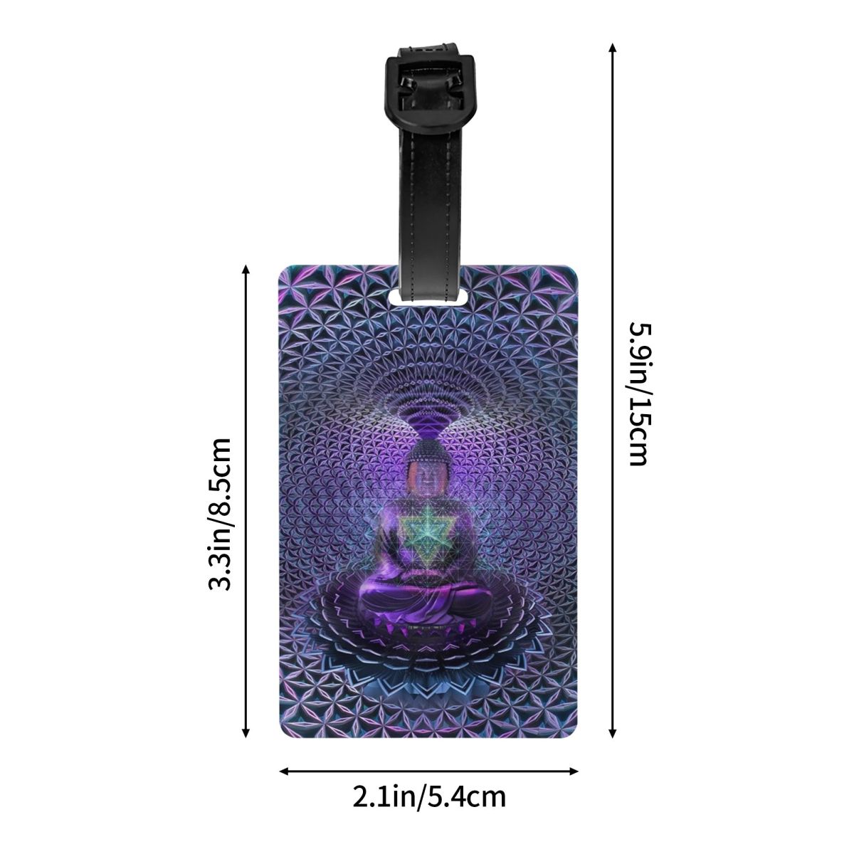 Tag bagasi Buddha Zen Mandala  - Travel Accessories India ulasan dan harga